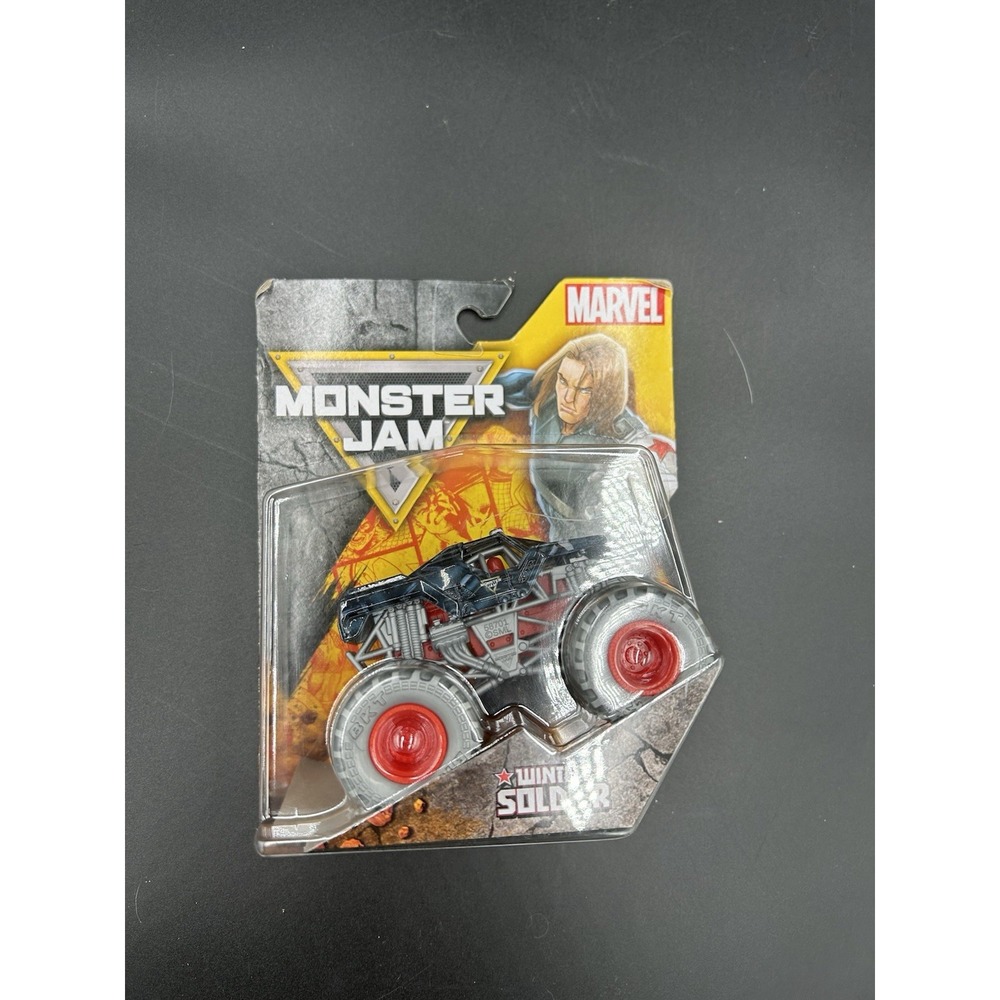 Spin Master Monster Jam Marvel Winter Soldier 1/64 Truck Series 4 New in Package